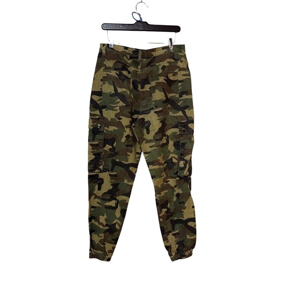 Nasty Gal Camo Cargo Jogger Pants Streetwear Military Style - Picture 2 of 5